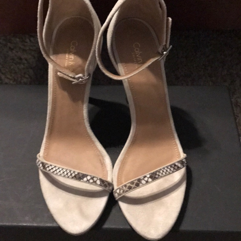 Python/Suede Sandal - image 4